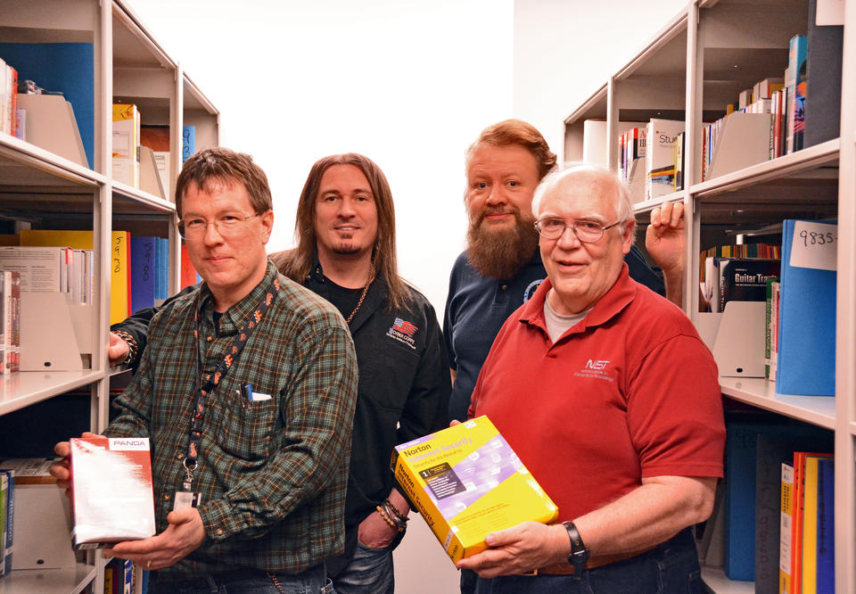 Rick Ayers, Jim Lyle, John Tebbutt and Doug White