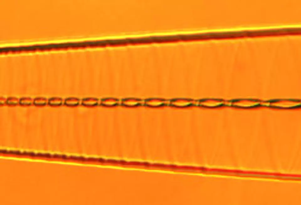 Orange background with vertical black lines at different angles