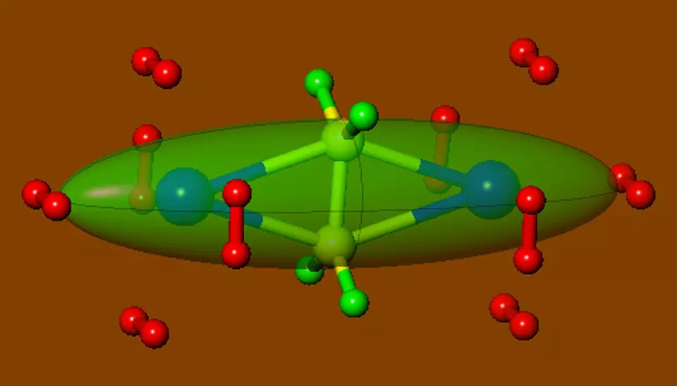 What looks like a simple submarine drawing with red tags on it