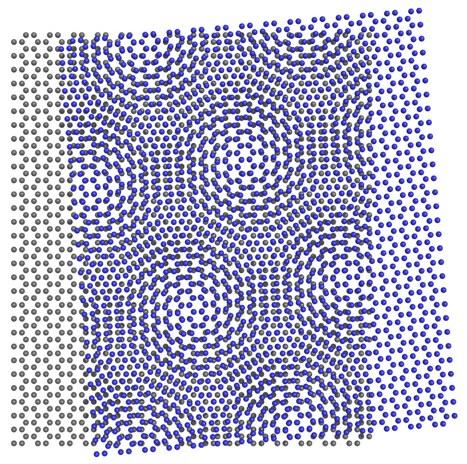 Nanotechnology, measurements, atomic scale moire patterns