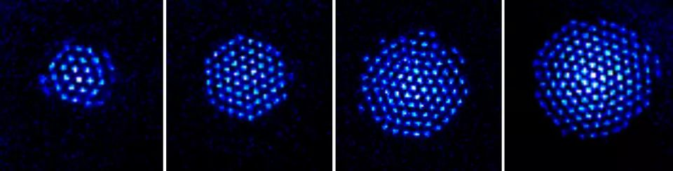 A quantum simulator made of trapped beryllium ions (charged atoms) that are proven to be entangled, a quantum phenomenon linking the properties of all the particles. 