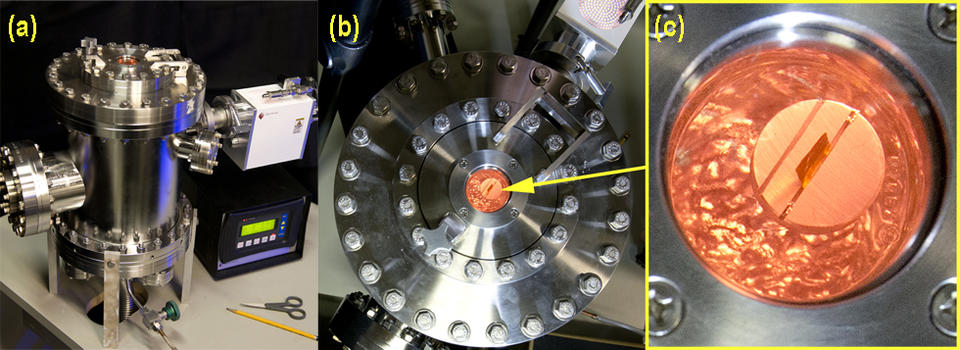 Composite image of sample cleaning process.