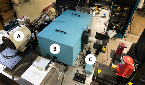 photo of calibration setup