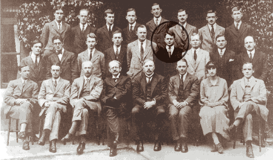 Leon Curtiss at the Cavendish Laboratory in 1923