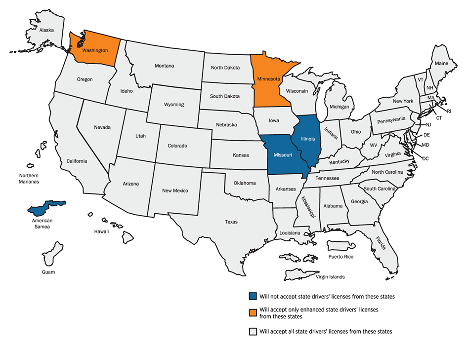 Real ID map