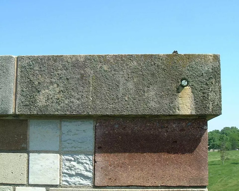 Stone Wall area surrounding Stone: 17C
