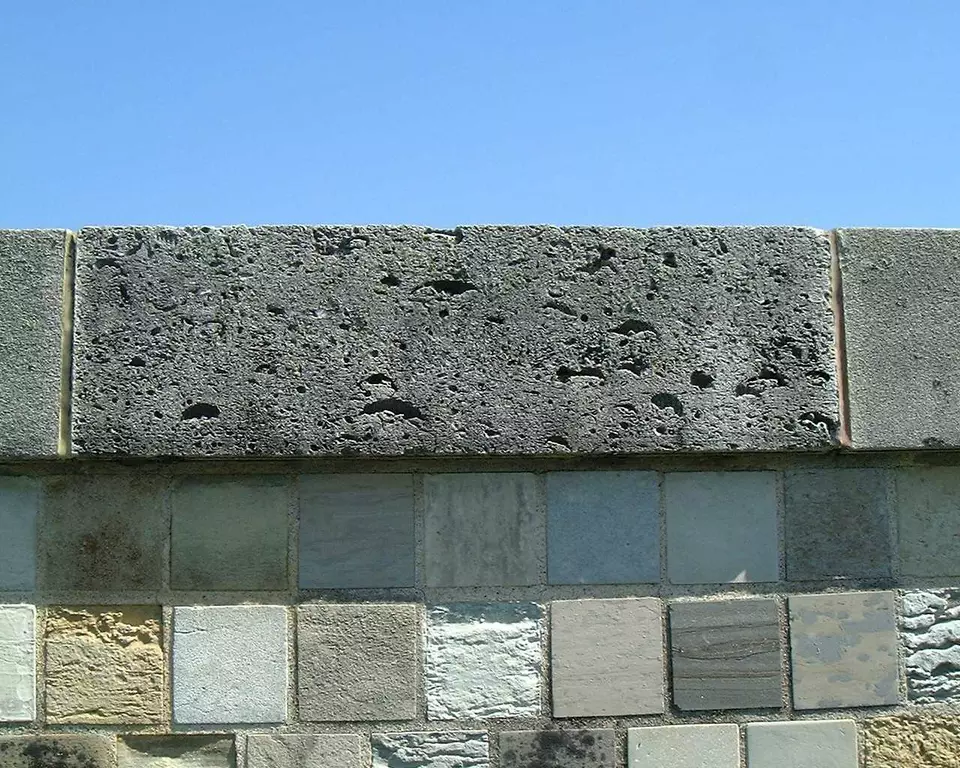 Stone Wall area surrounding Stone: 15C