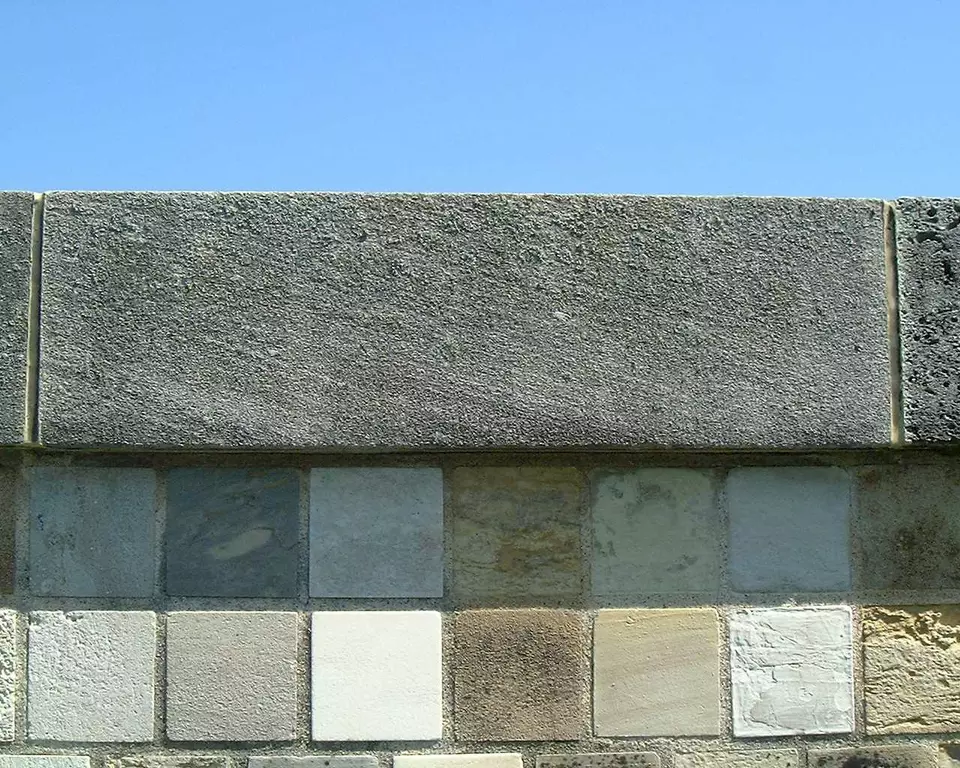 Stone Wall area surrounding Stone: 14C