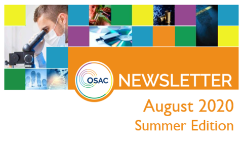 Cover of OSAC's Summer 2020 Newsletter