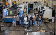 group portrait of the NIST machine shop crew