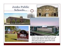 collage of photos from Jenks Public Schools