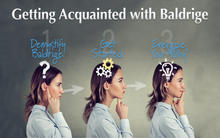 Getting Acquainted with Baldrige showing woman with question (1. Demystify Baldrige., women with gears turning (2. Get Started.), and woman with a lightbulb (3. Energize Your "Why.").