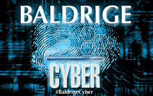 Baldrige Cybersecurity loading showing thumb print.