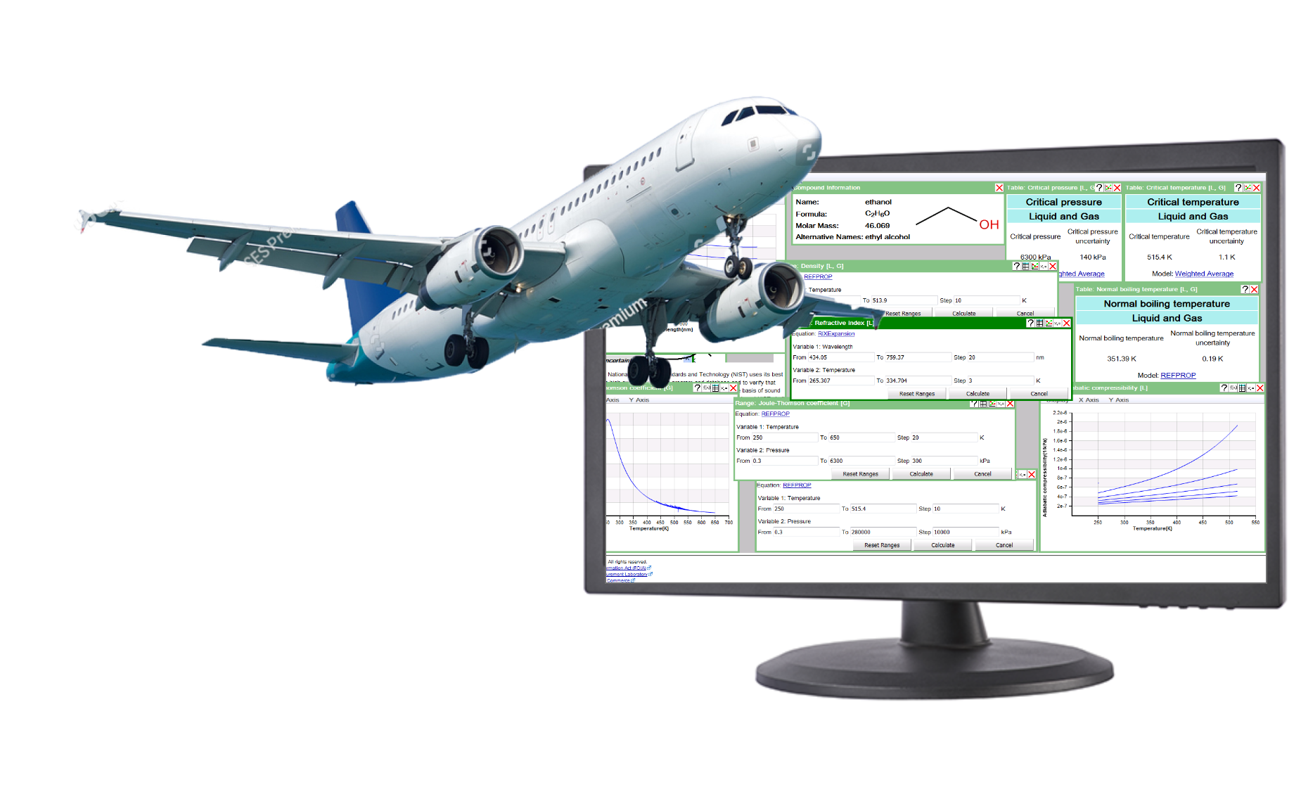 Standard reference data for aerospace