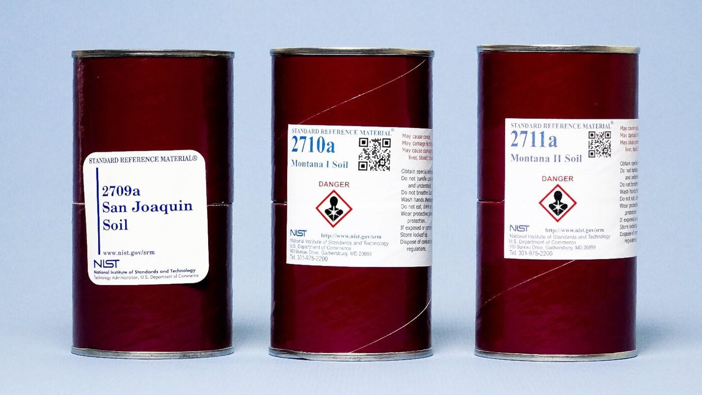 Certification of Three Soil SRMs for Inorganic Environmental 