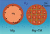 Illustration of magnesium particles