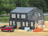 Photo of the NIST net-zero energy house under construction