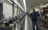 man standing in laboratory