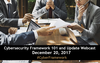 Cybersecurity Framework Webcast