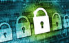 cybersecurity padlock illustration