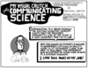 cartoon illustration that explains how communicating science is a key part of NIST Center for Neutron Research Director Rob Dimeo's job