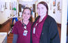 Two female nurses standing together in a hospital who graduated from Tri County Tech.