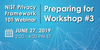 NIST Privacy Framework Workshop #3 Prep Webinar