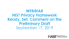 Privacy webinar