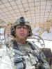 Selfie of John Bittman while deployed in the U.S. military