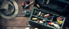 Vintage Fishing Tackle Background