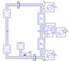 Schematic of digital impedance bridge.