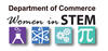 Department of Commerce Women in STEM Logo
