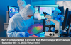 asian male technician in sterile coverall holds wafer that reflects many different colors with gloves and check it at semiconductor manufacturing plant