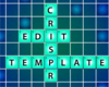 An illustration of a Scrabble board, including the words "CRISPR," "EDIT," and "TEMPLATE."