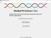 A screen shot of the landing screen for MixMaSTR software