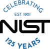 Word "NIST" across the middle. Above the NIST: EST. 1901. In a circle around the NIST: CELEBRATING 125 YEARS