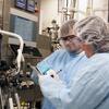Researchers work in the fermentation lab at the Biomanufacturing Training and Education Center at North Carolina State University.