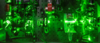 Two-mode squeezing cavity with green pump light