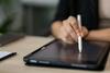 person with tablet