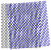 moiré patterns created by overlaid sheets of graphene to determine how the lattices of the individual sheets were stacked in relation to one another and to find subtle strains in the regions of bulges or wrinkles in the sheets.