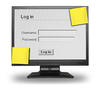 login screen