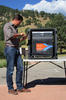 NIST engineer Ben Posthuma demonstrates the use of NIST's Rapidly Deployable Public Safety Research Platform