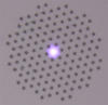 Micrograph of an optical fiber
