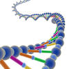 stock image of DNA