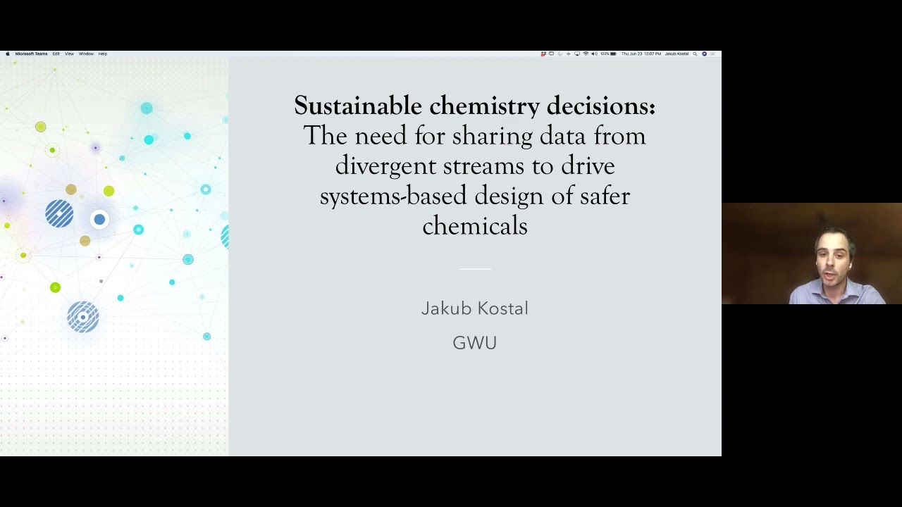 Webinar 3: Utilizing data for sustainable chemistry decisions